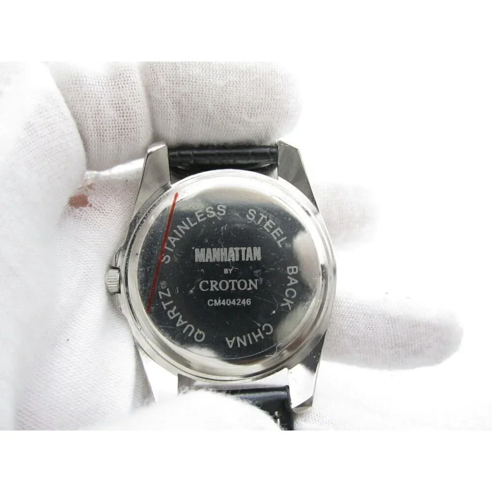 Women Manhattan by Croton Quartz Analog 39mm Round Watch (G732) 